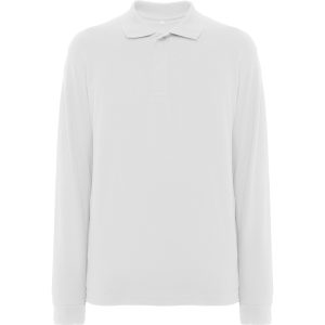 Polo de travail manche longues - Blanc