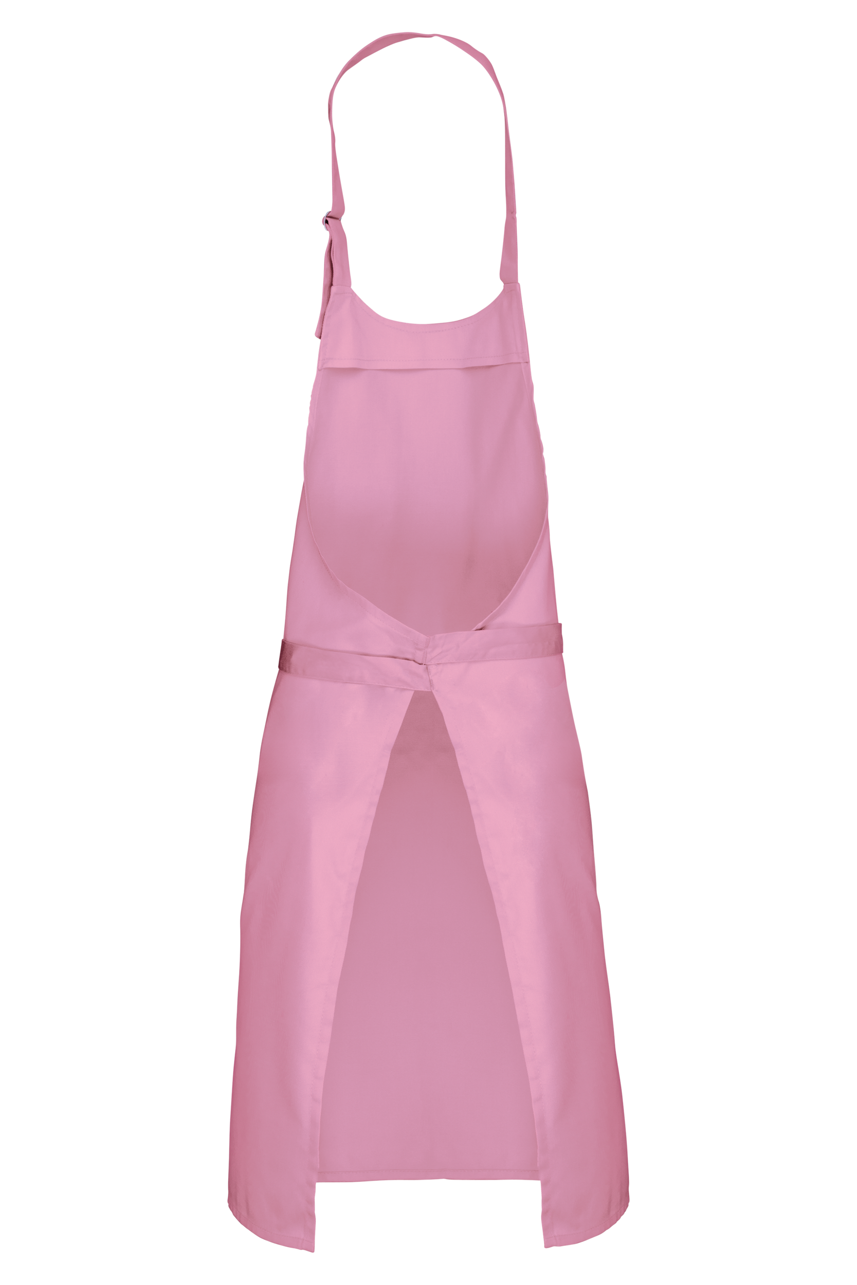 Tablier polycoton sans poche (coloris rose foncé, dos)