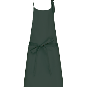 Tablier polycoton sans poche (coloris vert bouteille)