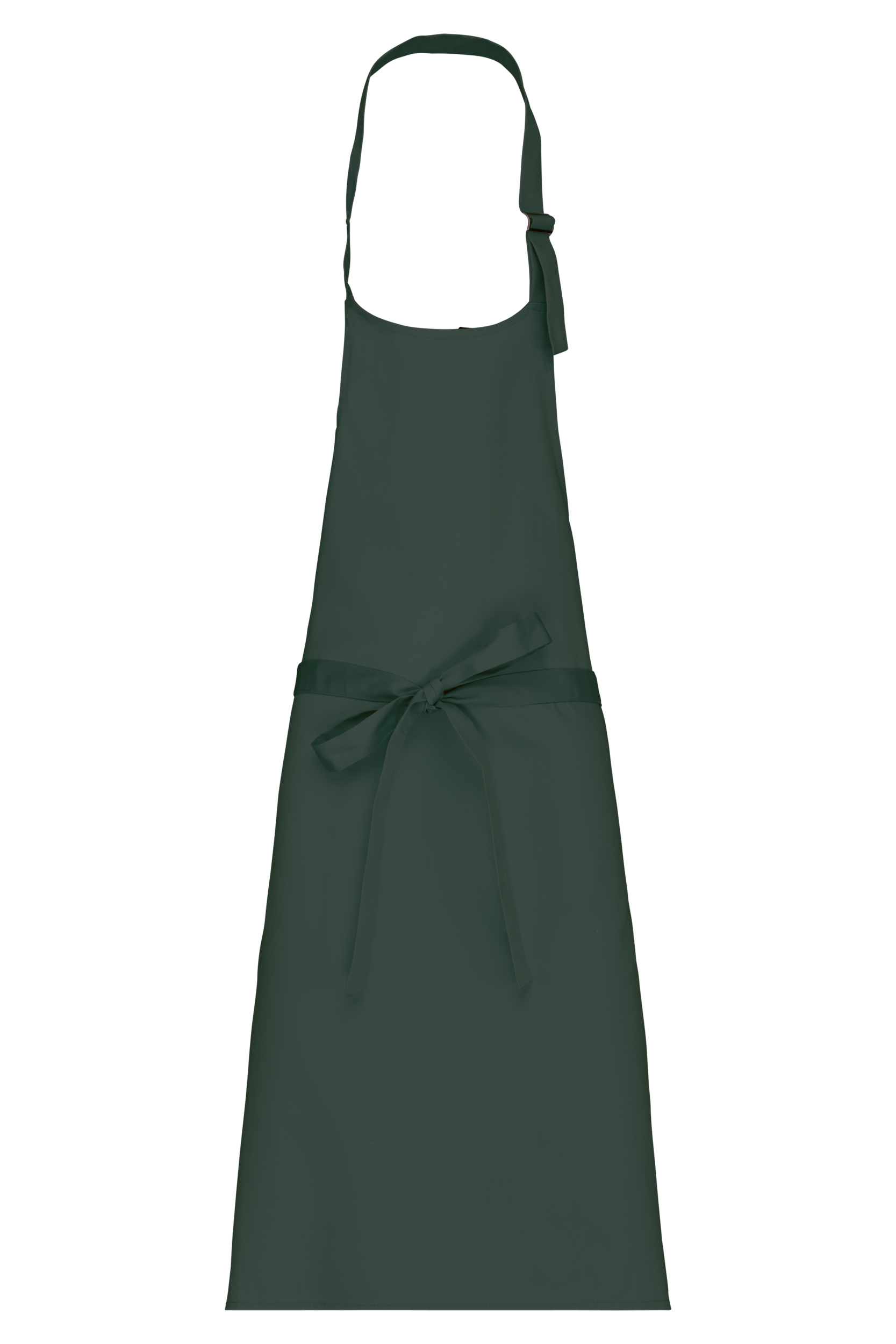 Tablier polycoton sans poche (coloris vert bouteille)