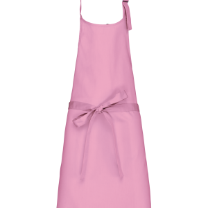 Tablier polycoton sans poche (coloris rose foncé)
