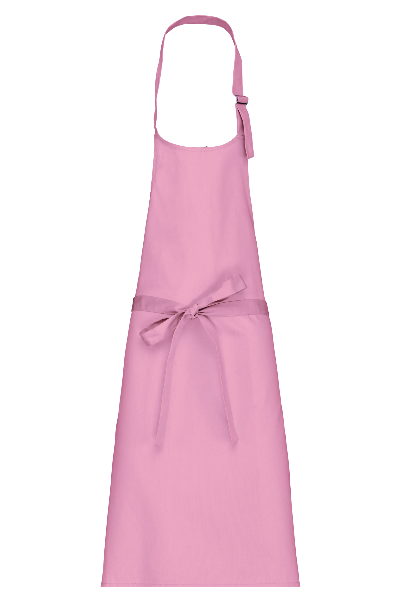 Tablier polycoton sans poche (coloris rose foncé)