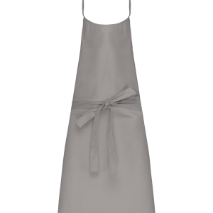 Tablier polycoton sans poche (coloris gris clair)