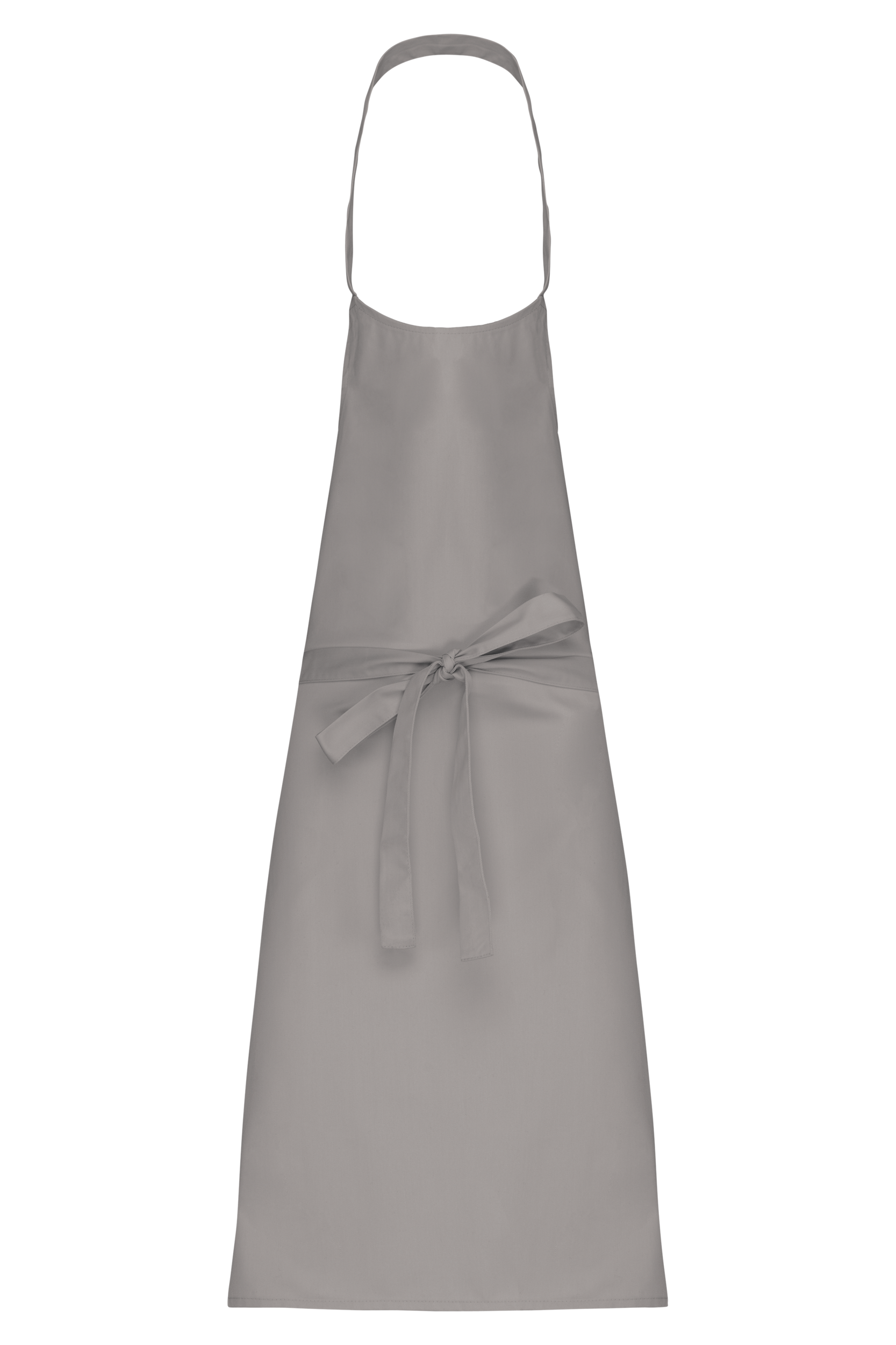 Tablier polycoton sans poche (coloris gris clair)