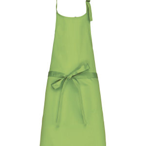 Tablier polycoton sans poche (coloris lime)