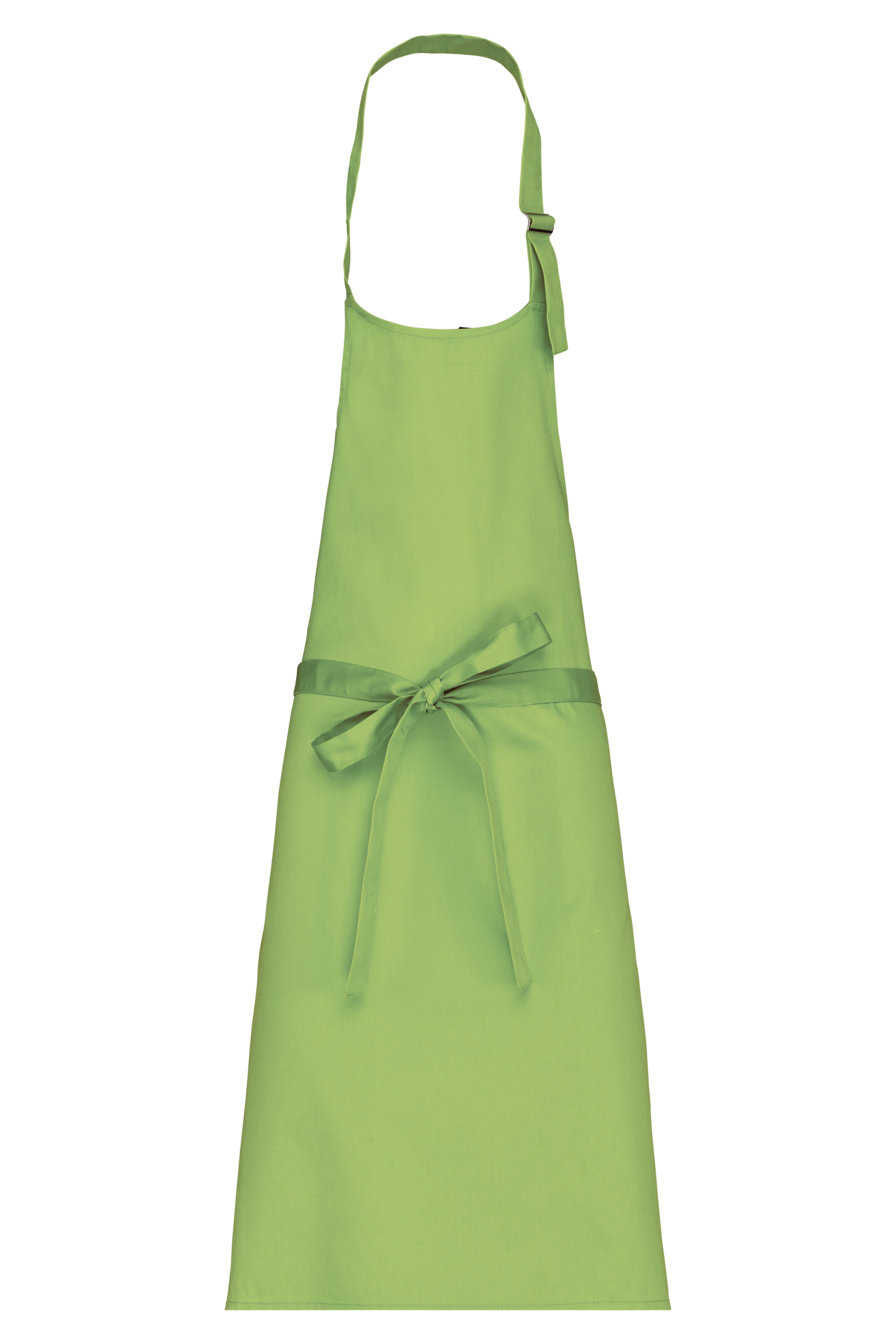 Tablier polycoton sans poche (coloris lime)