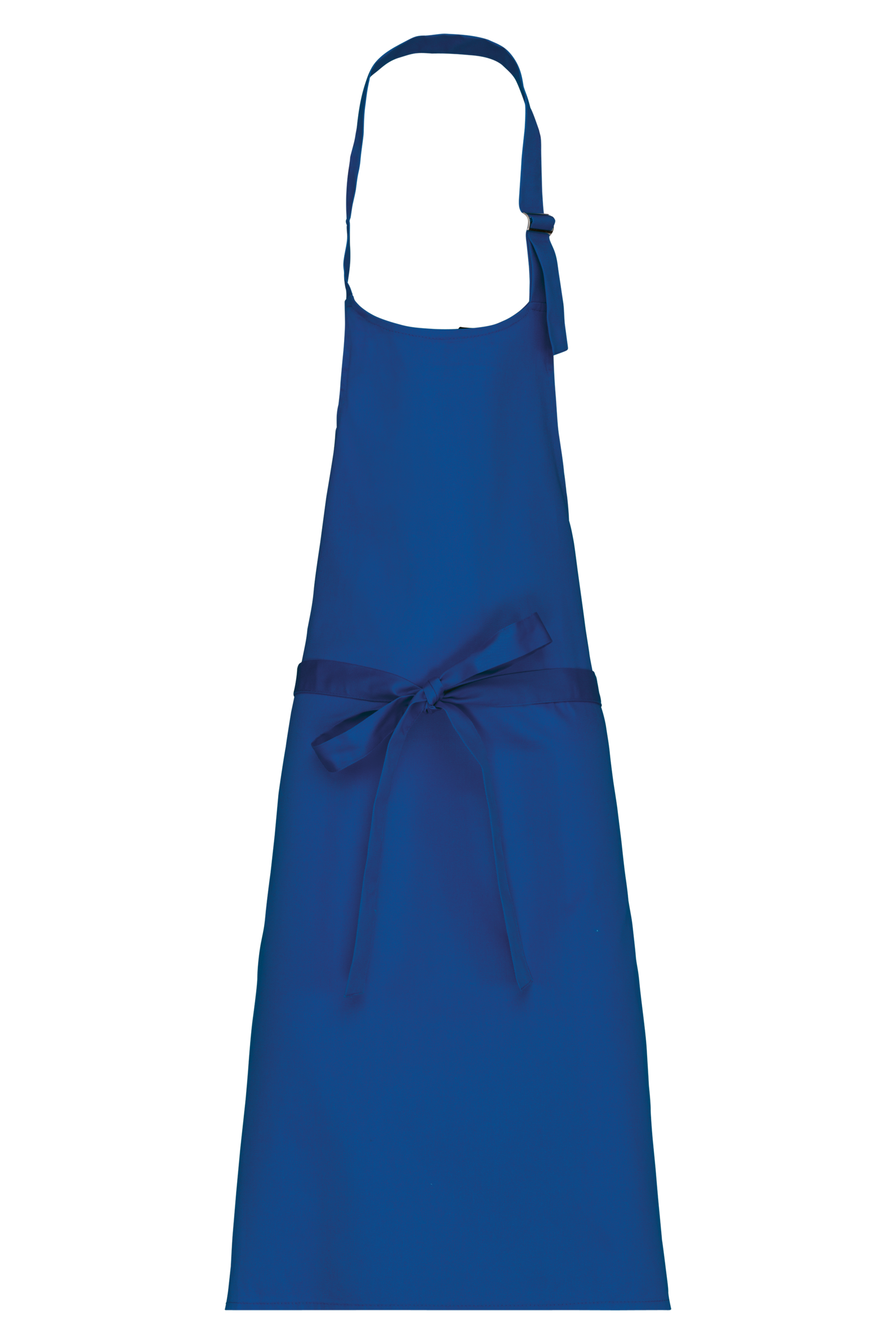 Tablier polycoton sans poche (coloris bleu roi)