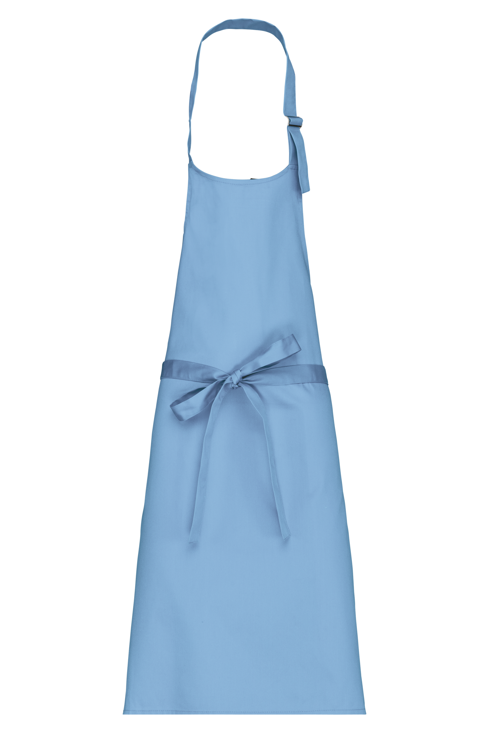 Tablier polycoton sans poche (coloris bleu ciel)