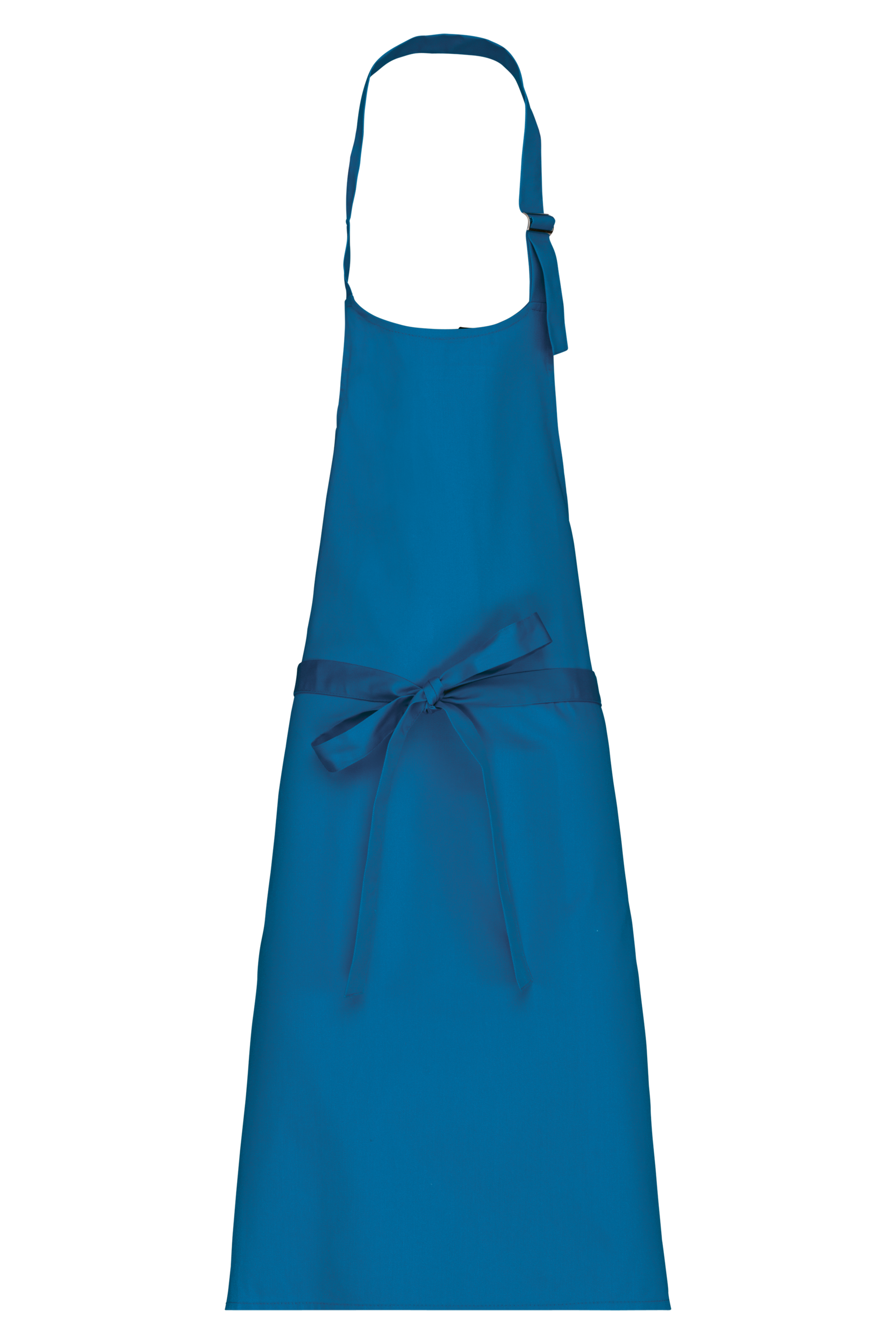 Tablier polycoton sans poche (coloris bleu tropical)