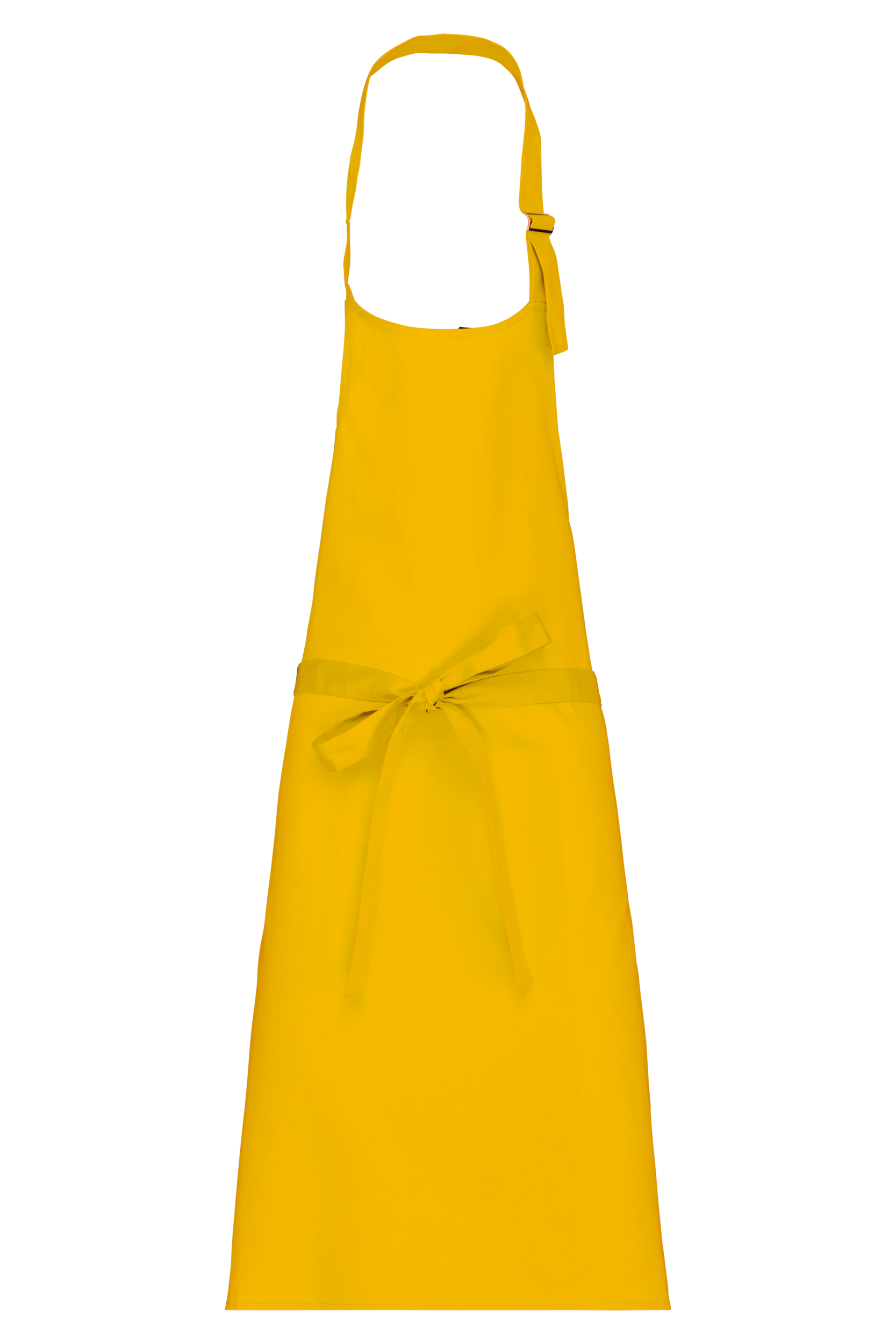Tablier polycoton sans poche (coloris jaune)