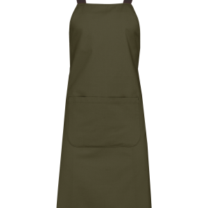 Tablier coton bio (coloris vert mousse)