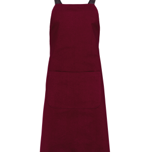 Tablier coton bio (coloris bordeaux)