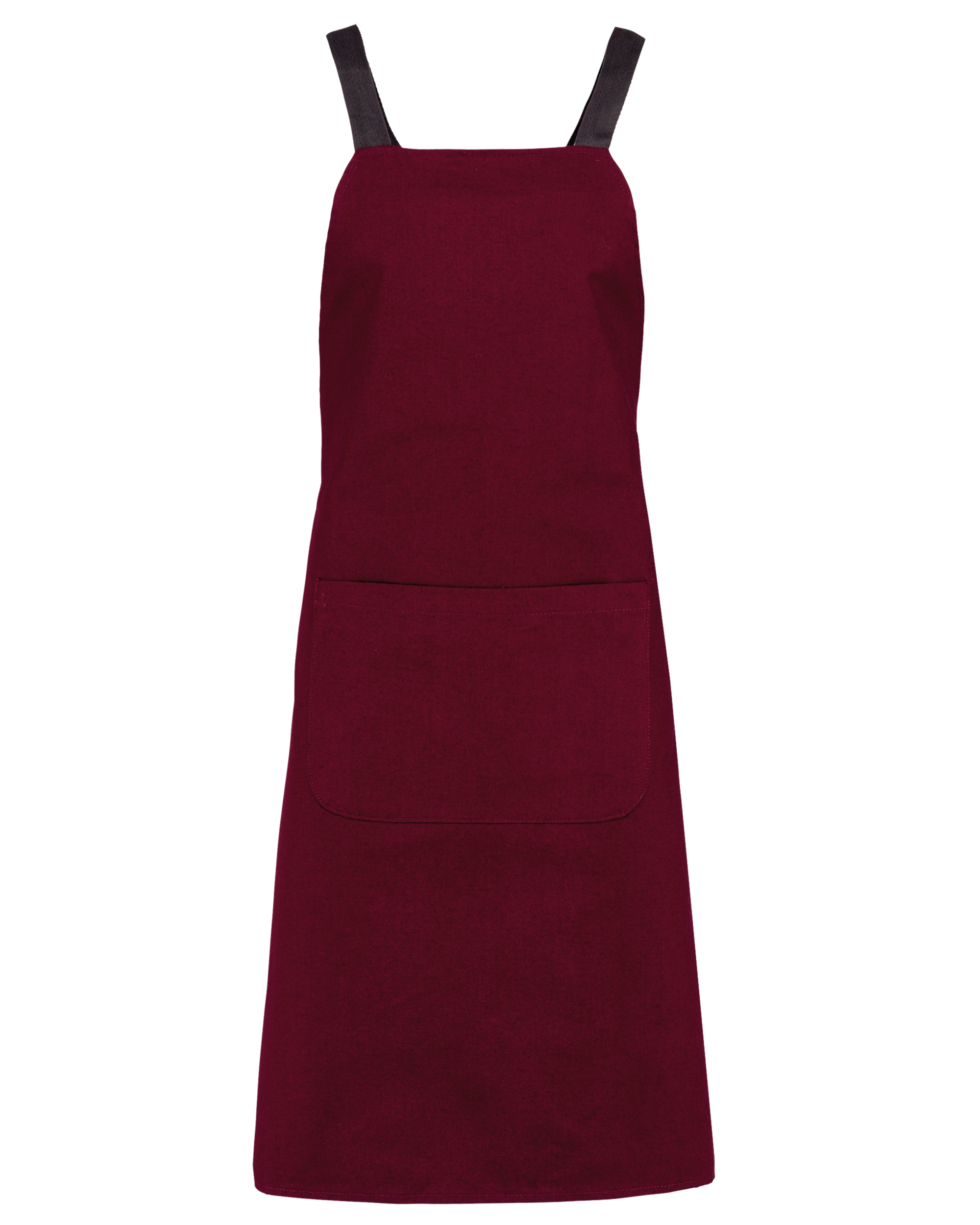 Tablier coton bio (coloris bordeaux)