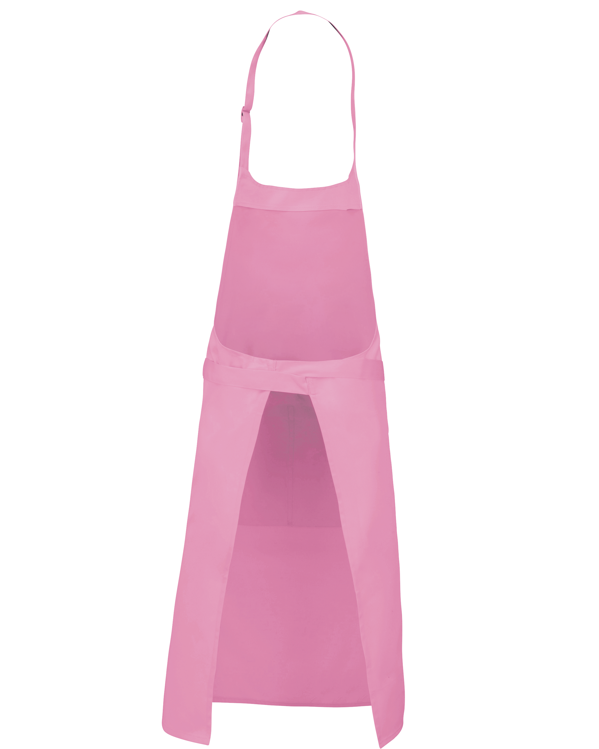 Tablier polycoton avec poche (coloris rose foncé, dos)