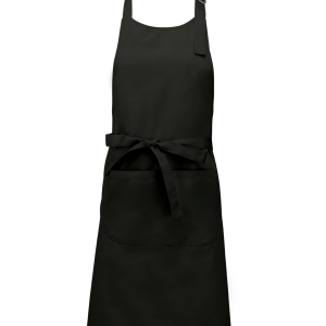 Tablier polycoton avec poche (coloris noir)