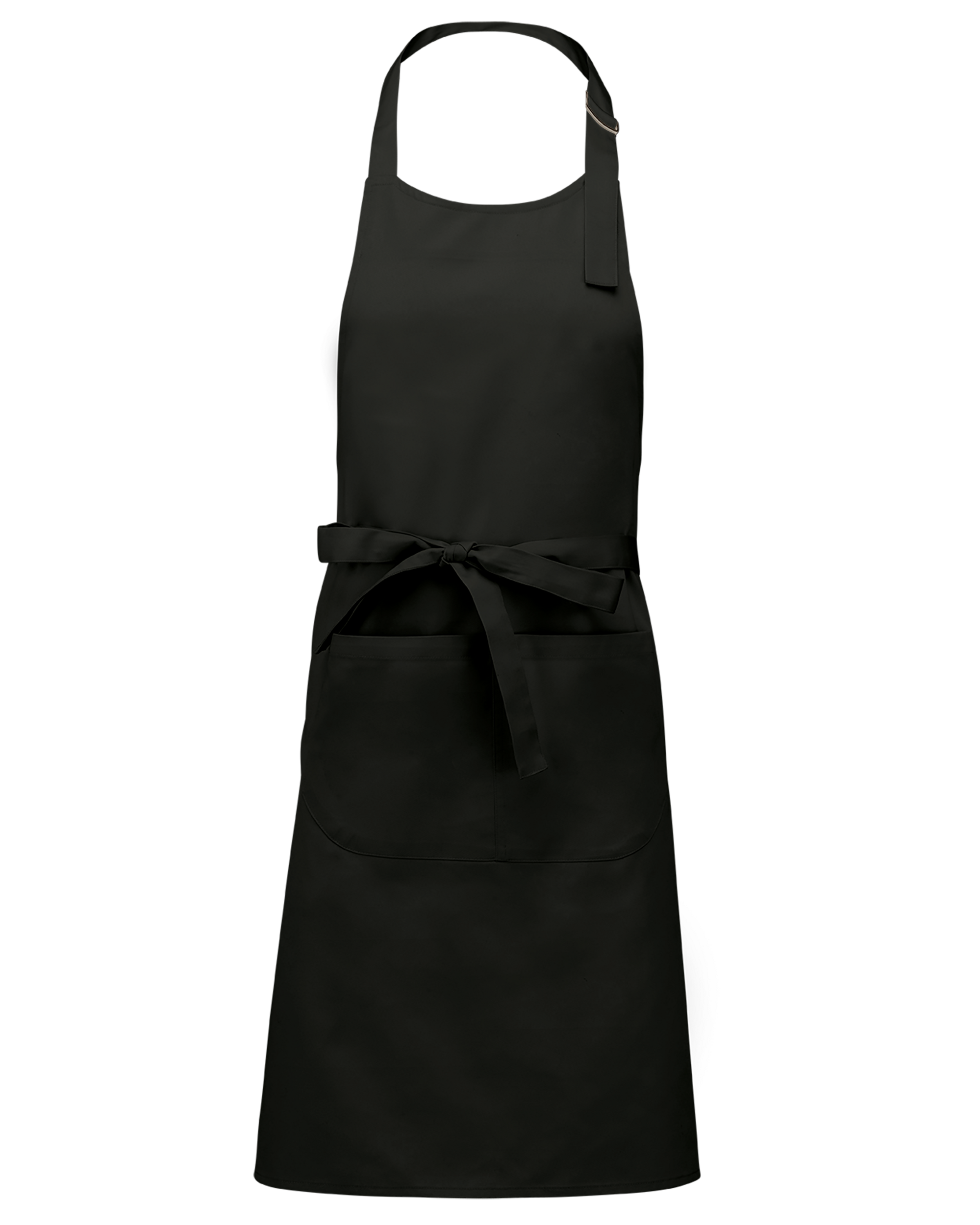 Tablier polycoton avec poche (coloris noir)