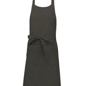 Tablier polycoton avec poche (coloris vert olive)