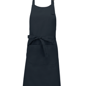 Tablier polycoton avec poche (coloris marine)