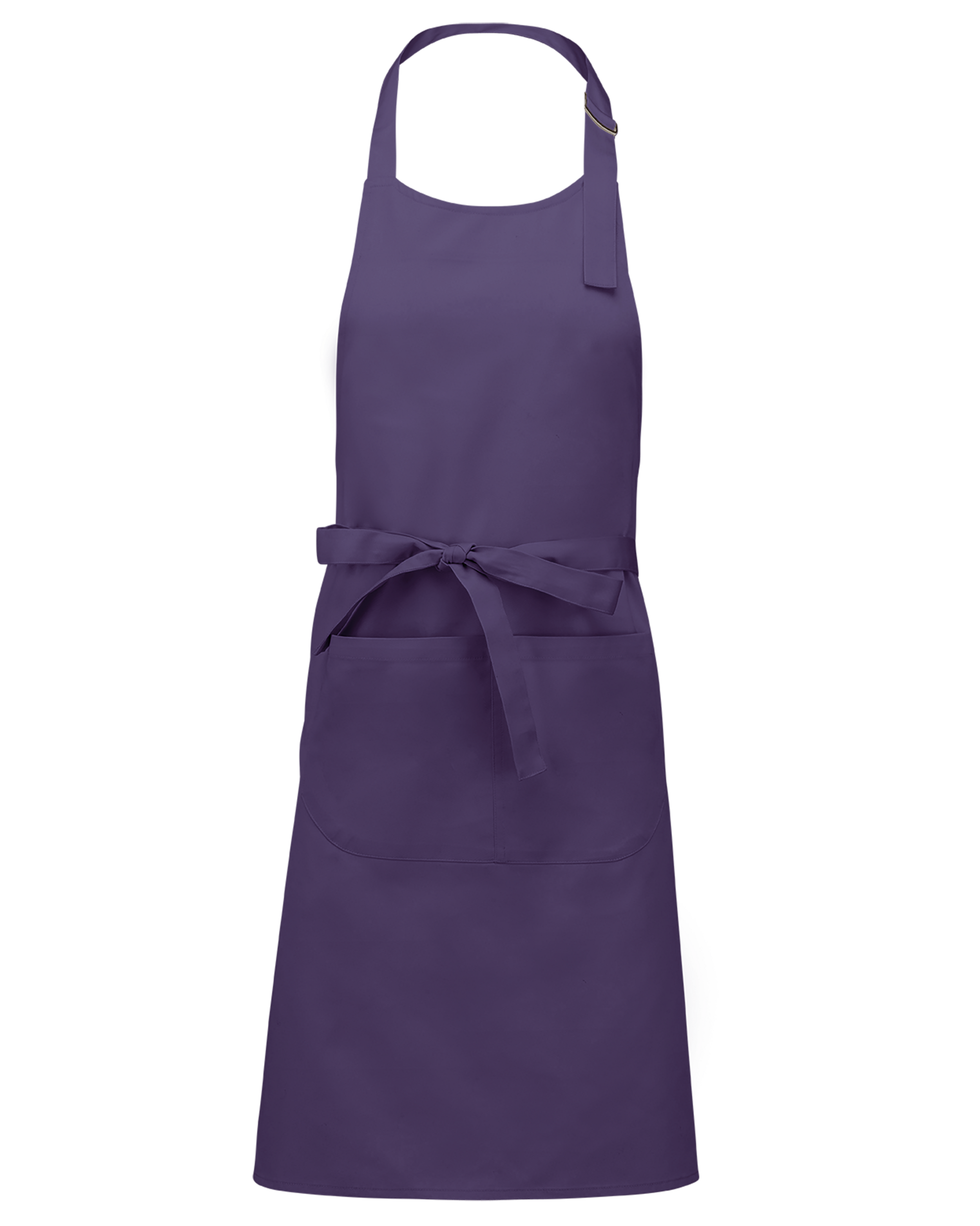 Tablier polycoton avec poche (coloris violet)