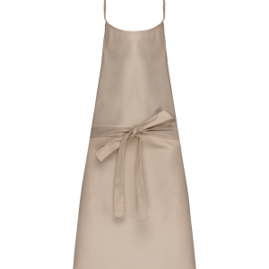 Tablier coton sans poche (coloris beige)
