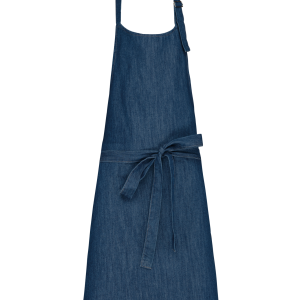 Tablier coton sans poche (coloris denim)
