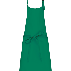 Tablier coton sans poche (coloris vert kelly)