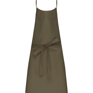 Tablier coton sans poche (coloris kaki clair)