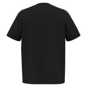 T-shirt teamwear bicolore unisexe - TTPA4055 - Noir / Gris Sportif - dos