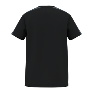 T-shirt teamwear bicolore enfant - TTPA4056 - Noir / Gris Sportif - dos