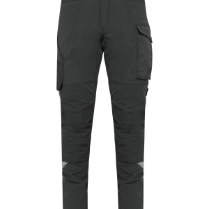 Pantalon de travail recyclé stretch multipoches unisexe (coloris gris foncé)