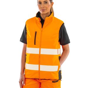 Gilet de sécurité réversible matelassé (vue 1)