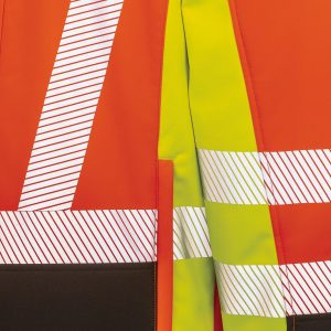 Veste softshell de sécurité 3 couches haute visibilité (vue 1)