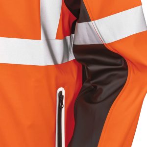 Veste de sécurité imperméable haute visibilité (vue 1)