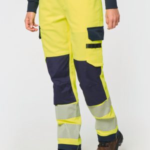 Pantalon de sécurité recyclé stretch genouillères unisexe (vue 2)