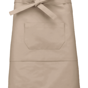 Tablier coton mi-long (coloris beige)
