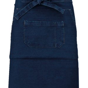 Tablier coton mi-long (coloris denim)