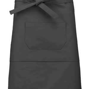 Tablier coton mi-long (coloris gris foncé)