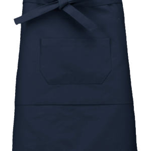 Tablier coton mi-long (coloris marine)