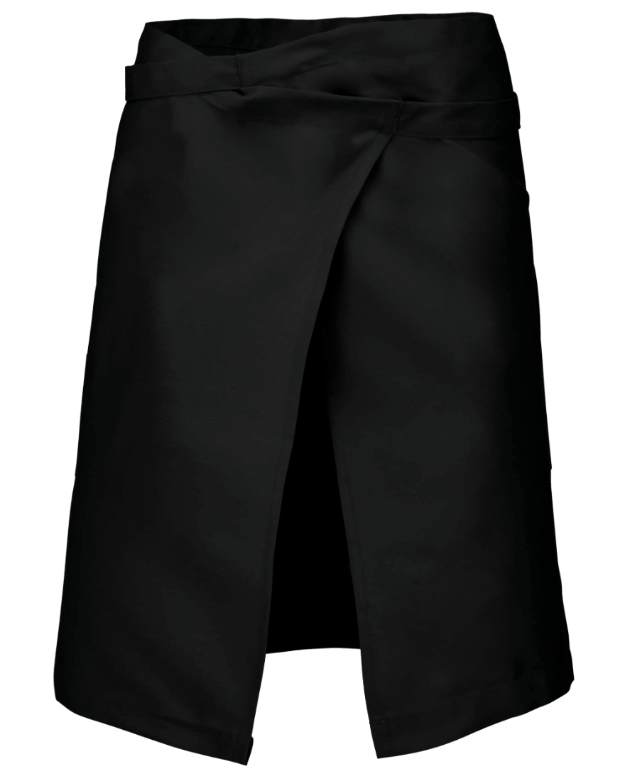 Tablier coton mi-long (coloris noir, dos)