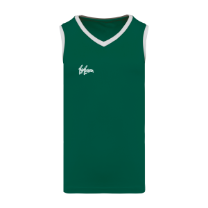 Maillot de basket-ball Vert Foncé / Blanc TTPA4050-52 - La Louve Store