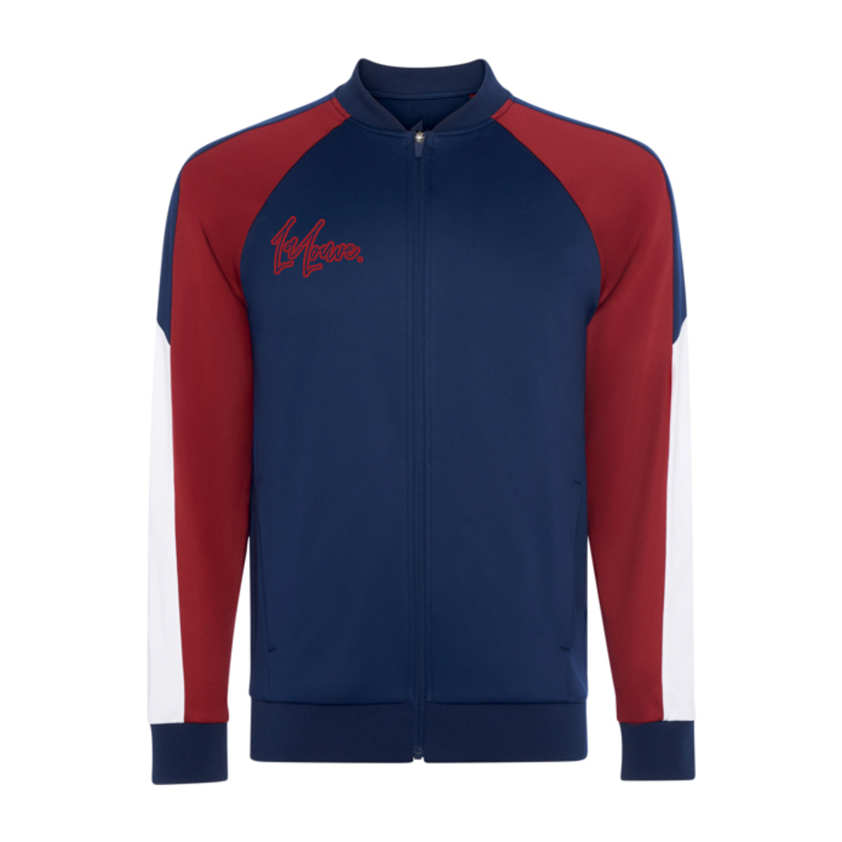 Veste de sport bicolore manches raglan unisexe - RLCQ0435 – Image 2