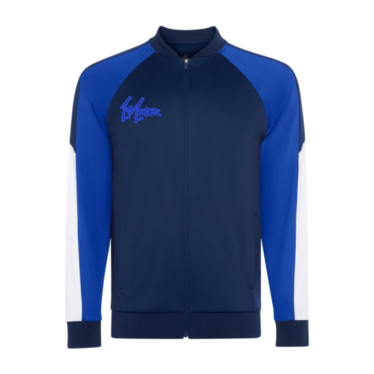 Veste de sport bicolore manches raglan unisexe - RLCQ0435 – Image 4