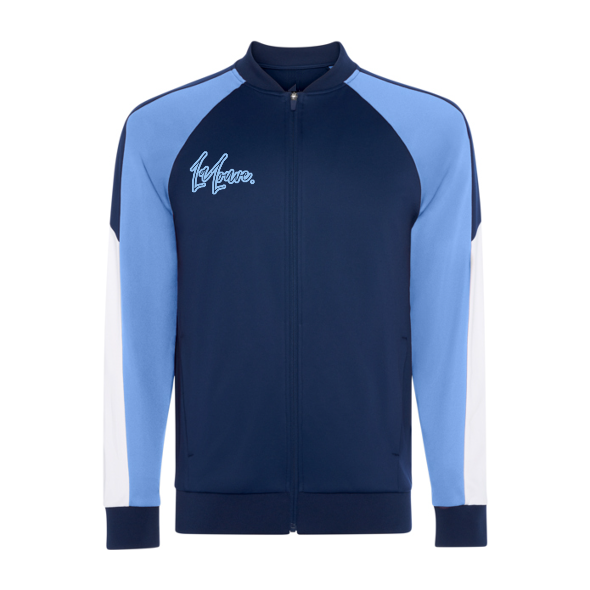 Veste de sport bicolore manches raglan unisexe - RLCQ0435 – Image 5