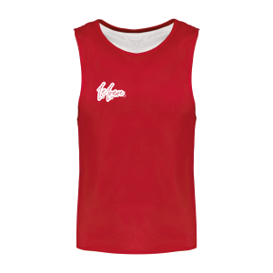 Chasuble réversible en filet multisport Rouge / Blanc TTPA042-48 - La Louve Store