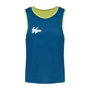 Chasuble réversible en filet multisport Jaune fluo / Bleu roi TTPA042-48 - La Louve Store