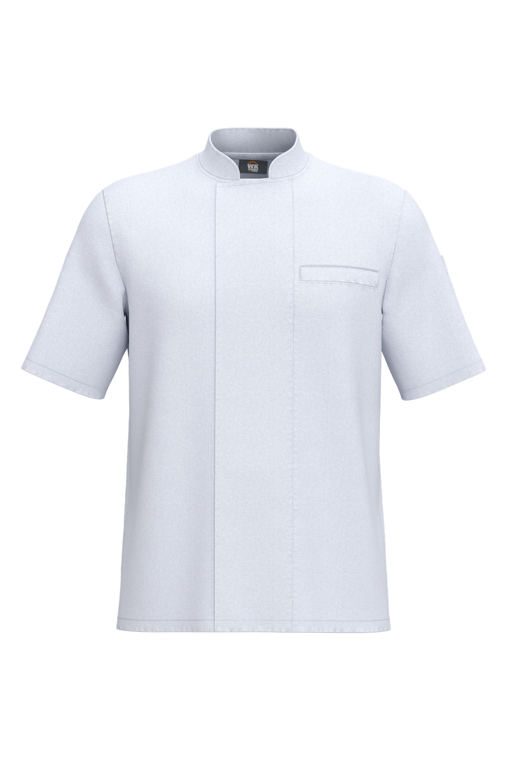 Veste de cuisine écoresponsable et respirante manches courtes unisexe (coloris blanc)
