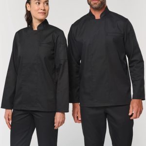 Veste de cuisine écoresponsable manches longues unisexe (vue 2)